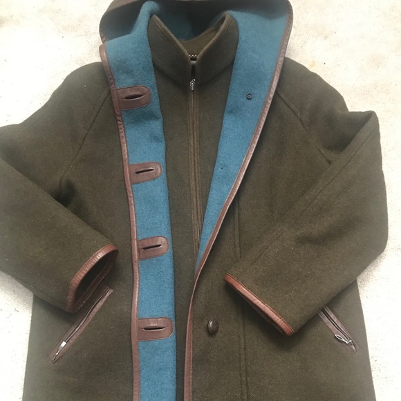 Paul Stuart Jackets & Blazers - Paul Stuart Wool Hooded Coat